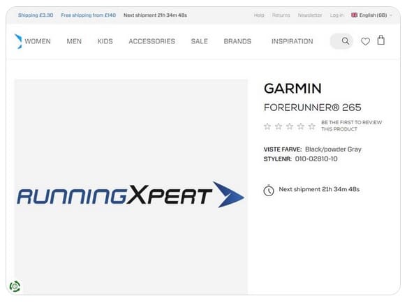 Garmin Forerunner 265 in India at hih price in 2023 image Garmin Forerunner 265 price in India and information on features list pic